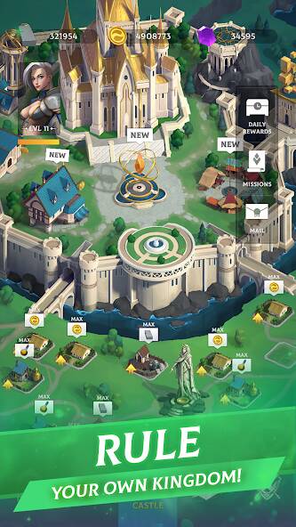 Скачать Puzzle Legends: Match-3 RPG (Взлом на деньги) версия 1.7.1 apk на Андроид