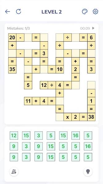Скачать Математические игры Crossmath (Взлом на деньги) версия 1.4.5 apk на Андроид