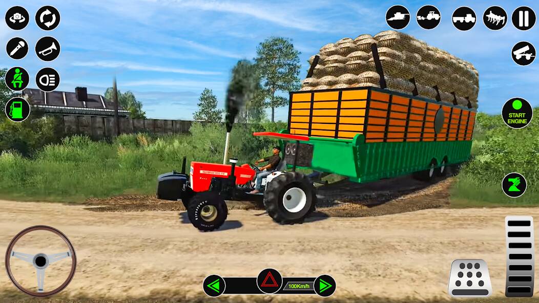 Скачать Симулятор тракторной фермы (Взлом на монеты) версия 0.2.7 apk на Андроид