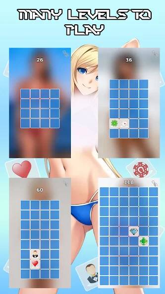 Скачать Only Sexy Girls Memory Game (Взлом на деньги) версия 1.1.2 apk на Андроид