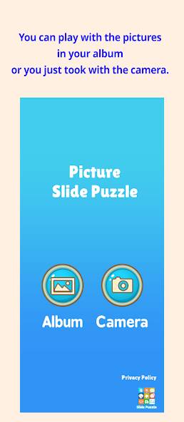 Скачать Slide Puzzle with your photo (Взлом открыто все) версия 1.4.1 apk на Андроид