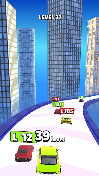 Скачать Level Up Cars (Взлом на деньги) версия 0.2.6 apk на Андроид