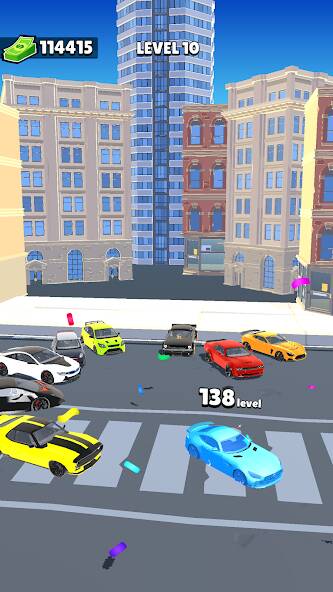 Скачать Level Up Cars (Взлом на деньги) версия 0.2.6 apk на Андроид