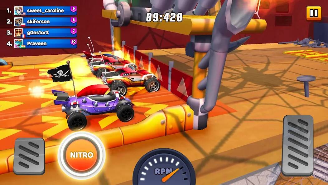 Скачать Nitro Jump Racing (Взлом на монеты) версия 0.3.3 apk на Андроид