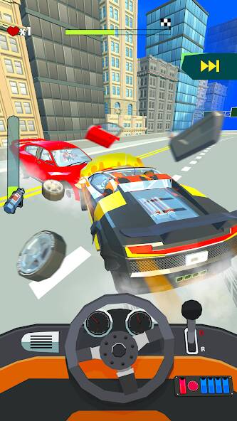 Скачать Crazy Rush 3D - Уличные Гонки (Взлом открыто все) версия 0.2.7 apk на Андроид