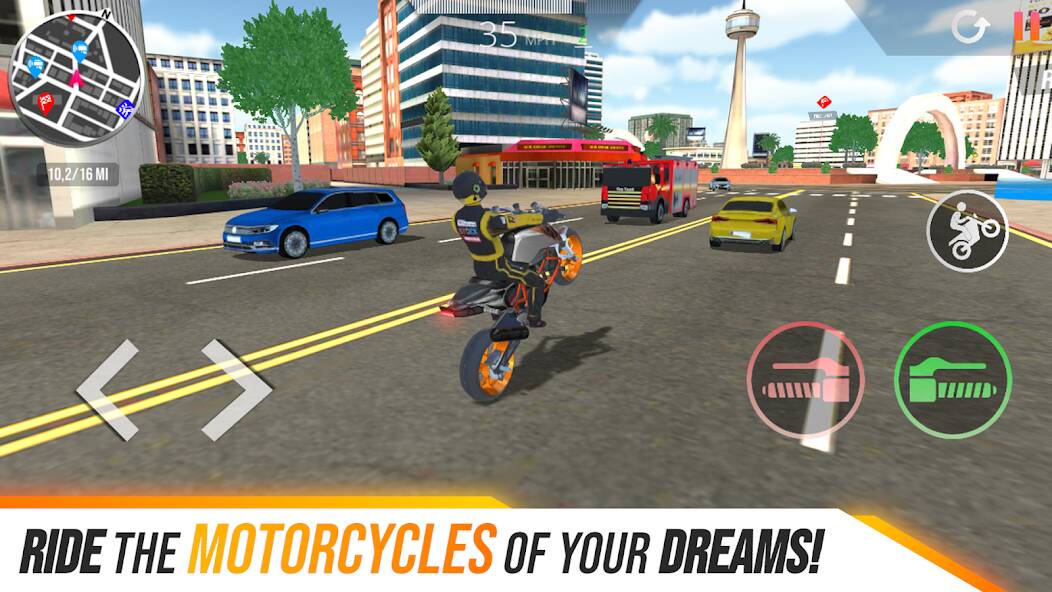 Скачать Motorcycle Real Simulator (Взлом на деньги) версия 1.2.2 apk на Андроид