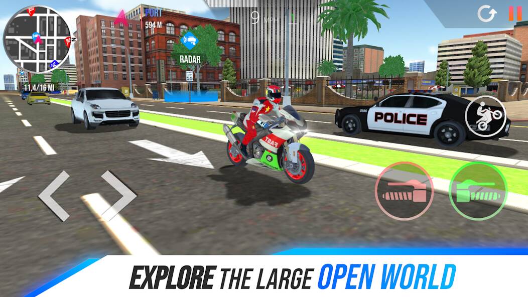 Скачать Motorcycle Real Simulator (Взлом на деньги) версия 1.2.2 apk на Андроид
