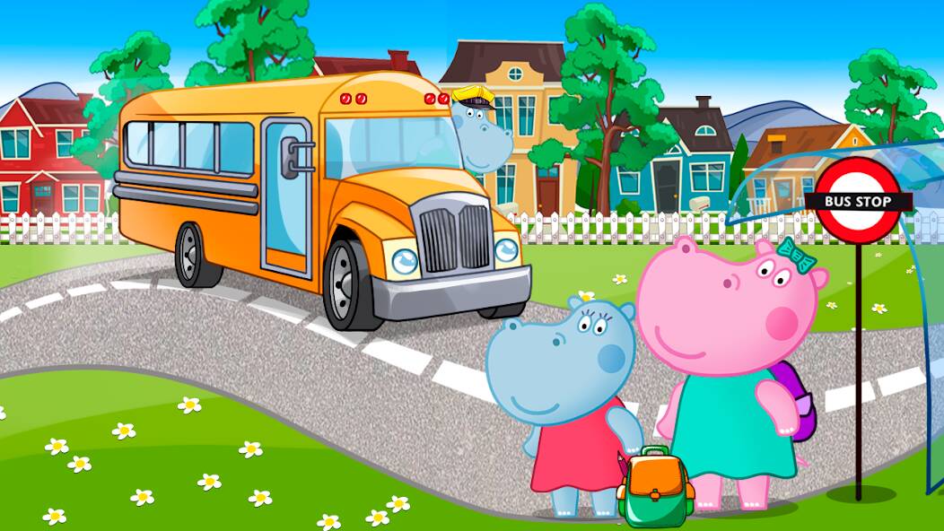 Скачать Детский Школьный Автобус (Взлом открыто все) версия 0.7.4 apk на Андроид