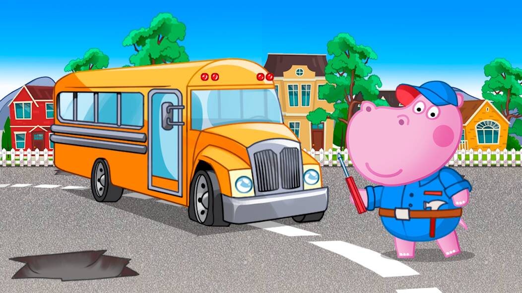 Скачать Детский Школьный Автобус (Взлом открыто все) версия 0.7.4 apk на Андроид