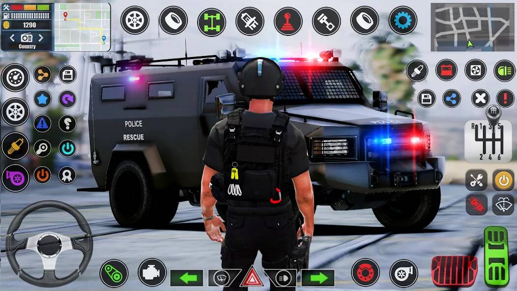 Скачать Симулятор полицейских игр: PGS (Взлом открыто все) версия 0.3.4 apk на Андроид