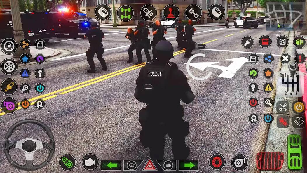 Скачать Симулятор полицейских игр: PGS (Взлом открыто все) версия 0.3.4 apk на Андроид