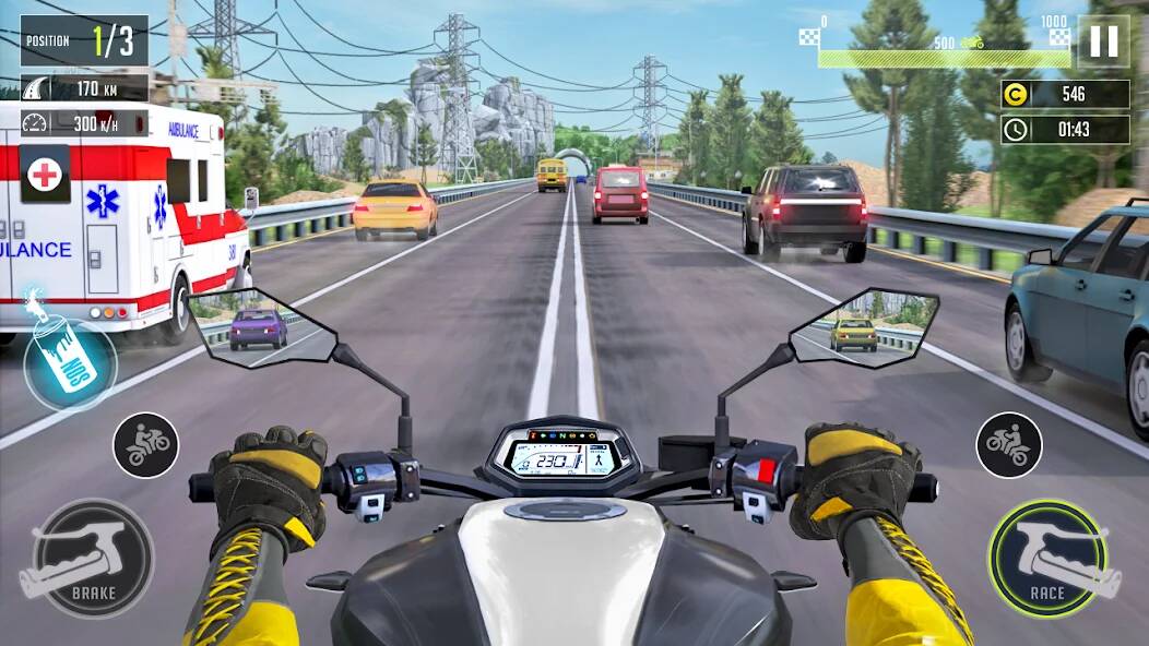Скачать гоночные игры мотоцикл игра (Взлом на деньги) версия 0.2.9 apk на Андроид
