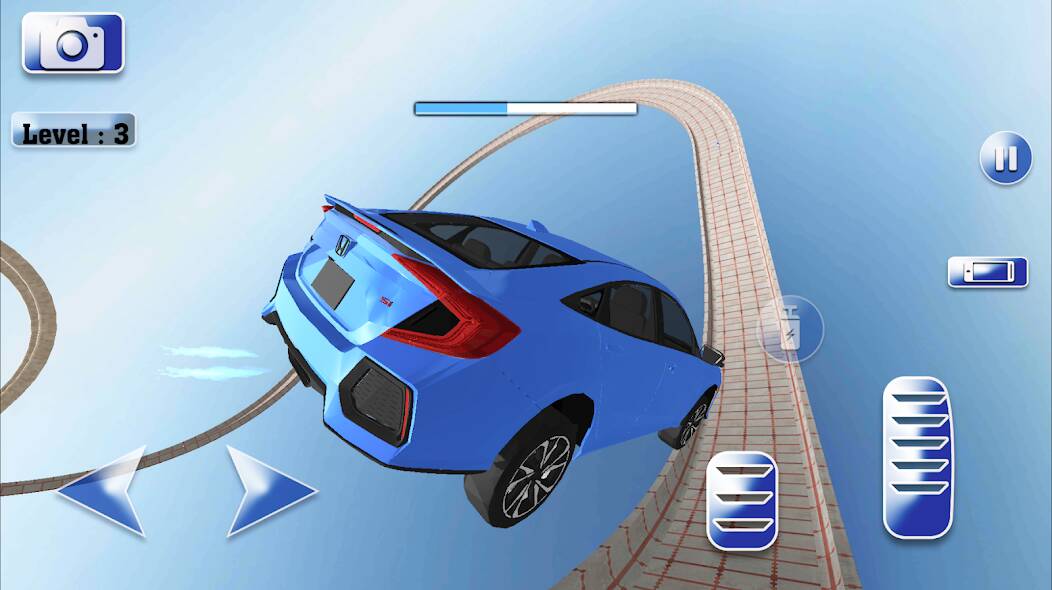 Скачать Сумасше автомобильные трюки GT (Взлом на деньги) версия 2.7.1 apk на Андроид