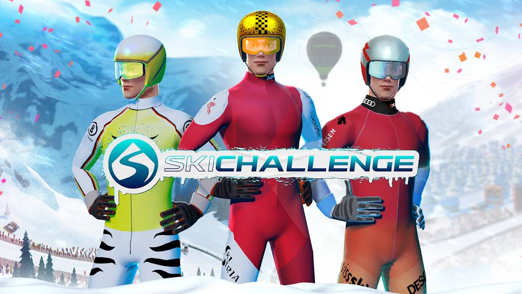 Скачать Ski Challenge (Взлом открыто все) версия 2.3.1 apk на Андроид