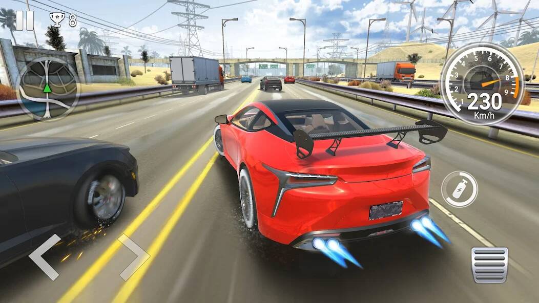 Скачать Traffic Driving Car Simulator (Взлом на монеты) версия 0.2.7 apk на Андроид