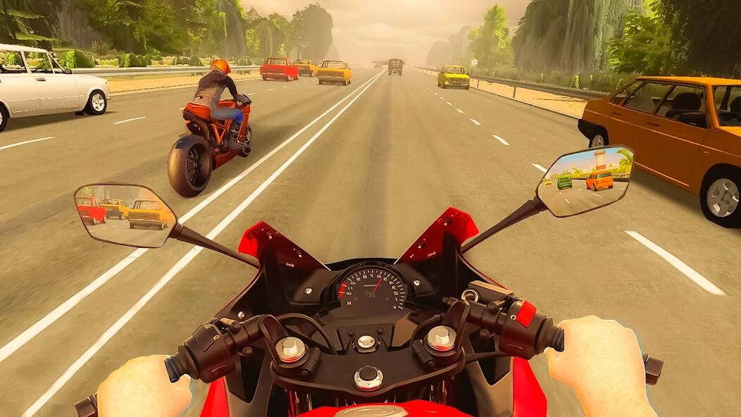 Скачать Moto Traffic Bike Race Game 3d (Взлом открыто все) версия 0.6.5 apk на Андроид