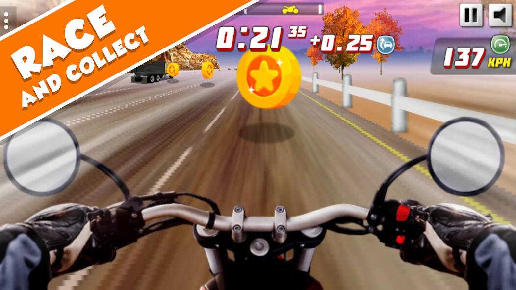 Скачать Highway Rider Extreme - 3D Mot (Взлом на монеты) версия 1.1.8 apk на Андроид