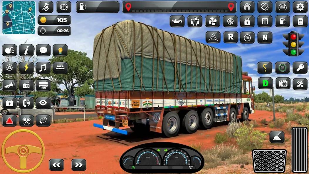Скачать Внедорожные грузовые игры 3d (Взлом открыто все) версия 1.9.5 apk на Андроид
