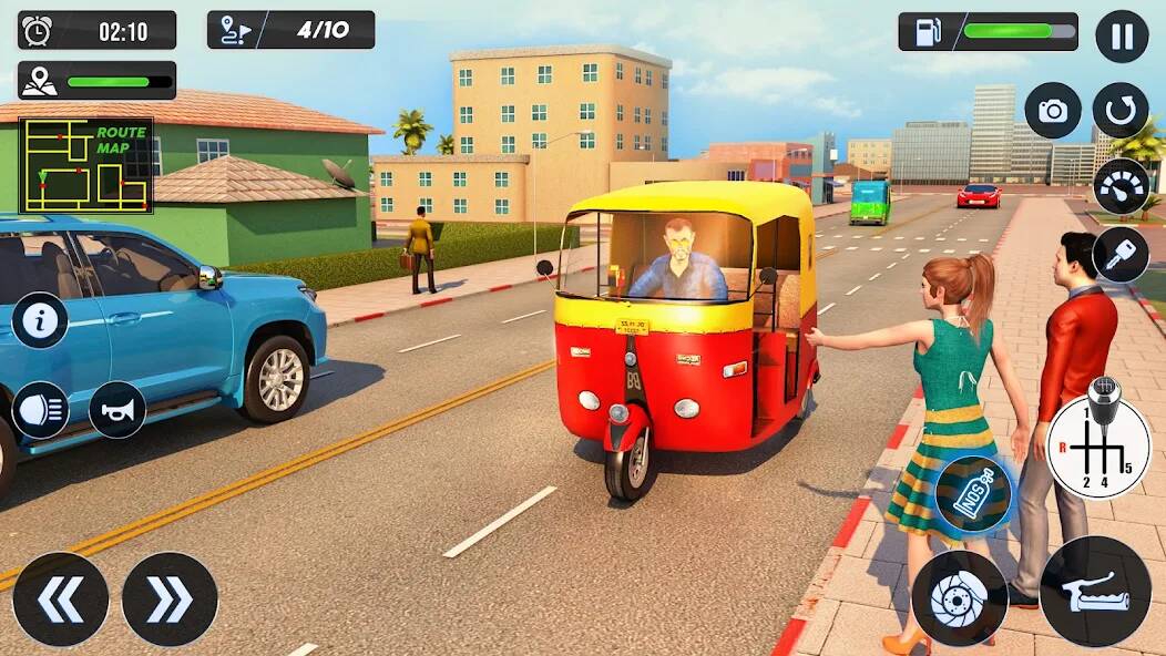 Скачать Тук Тук Авто Вождение Игры 3D (Взлом на монеты) версия 1.8.6 apk на Андроид