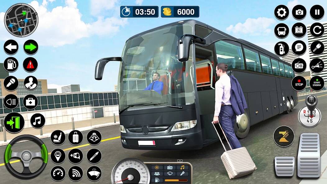 Скачать Вождение автобуса - Симуляторы (Взлом открыто все) версия 0.6.4 apk на Андроид
