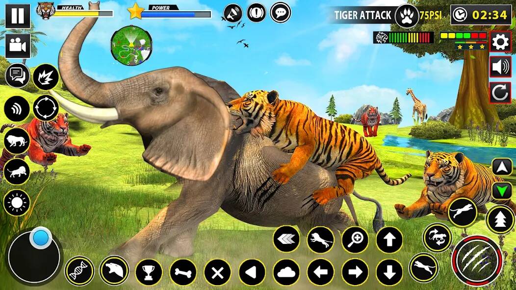 Скачать Tiger Simulator Lion games 3D (Взлом на монеты) версия 1.5.9 apk на Андроид