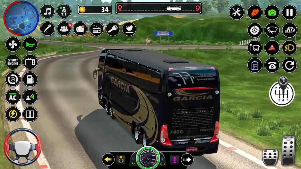 Скачать Public Coach Bus Driving Game (Взлом на монеты) версия 0.6.3 apk на Андроид