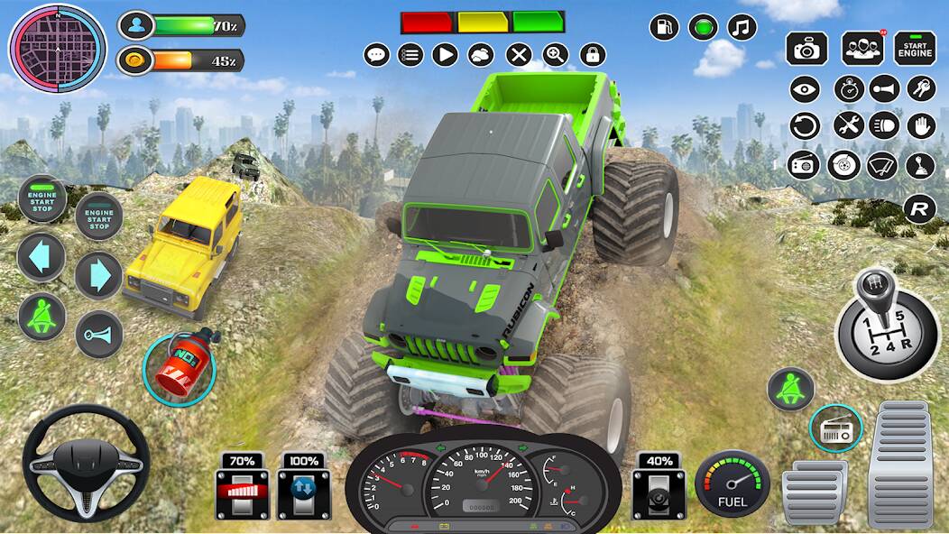 Скачать гонки на грузовиках-монстрах (Взлом на деньги) версия 1.1.6 apk на Андроид