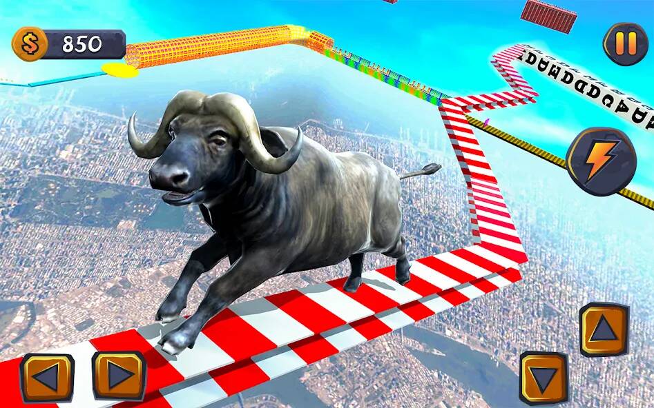 Скачать Эпическая игра Cow Ramp Rush (Взлом на деньги) версия 2.1.2 apk на Андроид