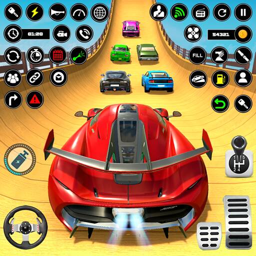 Скачать Crazy Ramp Car Stunt Master 3D (Взлом открыто все) версия 2.5.9 apk на Андроид