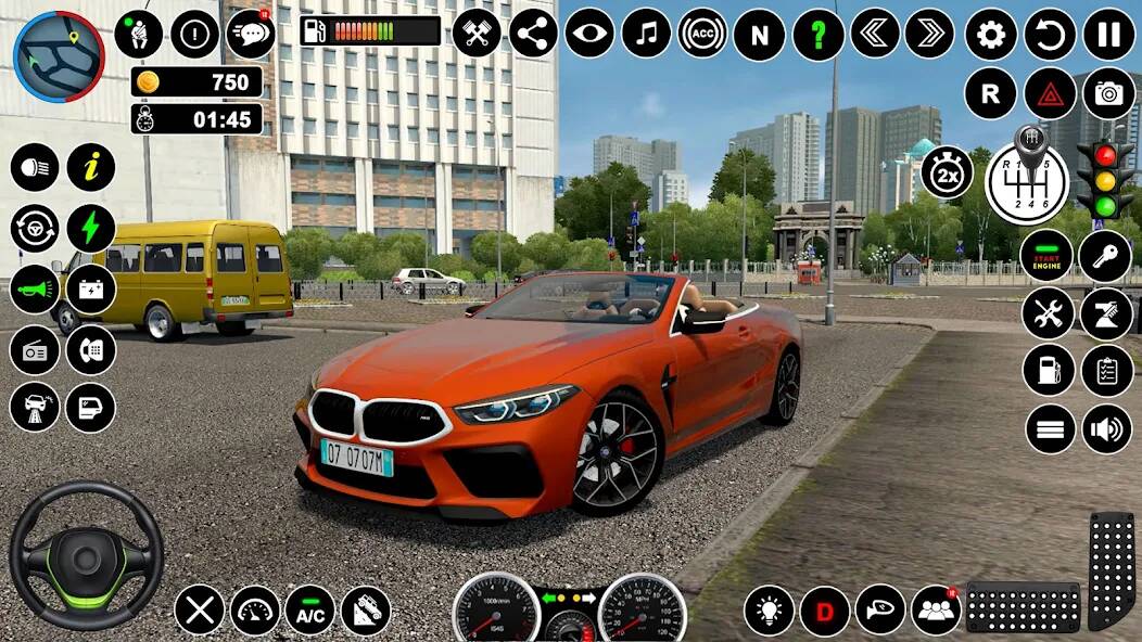 Скачать Русский машина вождение игра (Взлом на монеты) версия 1.6.7 apk на Андроид
