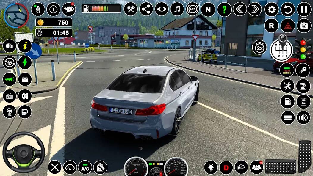 Скачать Русский машина вождение игра (Взлом на монеты) версия 1.6.7 apk на Андроид