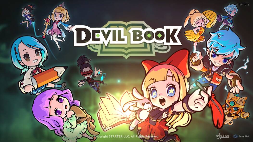 Скачать Devil Book: Hand-Drawn MMO (Взлом открыто все) версия 0.8.7 apk на Андроид