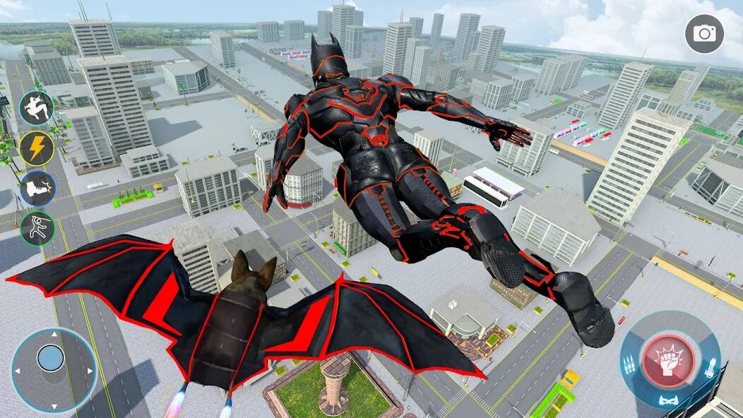 Скачать Flying Bat Robot Car Transform (Взлом на деньги) версия 0.7.5 apk на Андроид