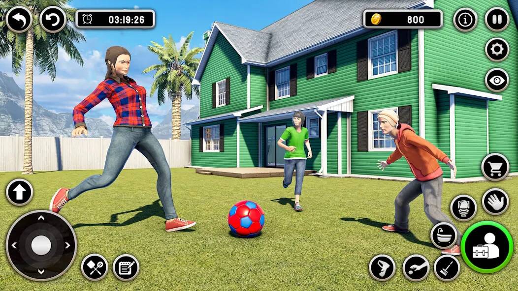 Скачать Игра Virtual Mom Simulator (Взлом на деньги) версия 2.5.1 apk на Андроид