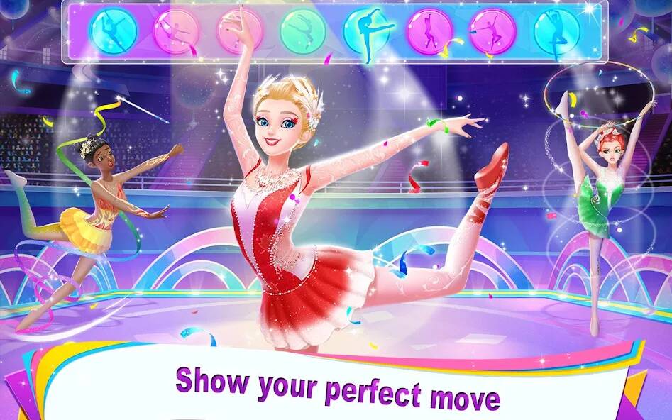 Скачать Gymnastics Queen (Взлом открыто все) версия 0.2.1 apk на Андроид