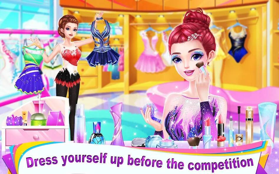 Скачать Gymnastics Queen (Взлом открыто все) версия 0.2.1 apk на Андроид