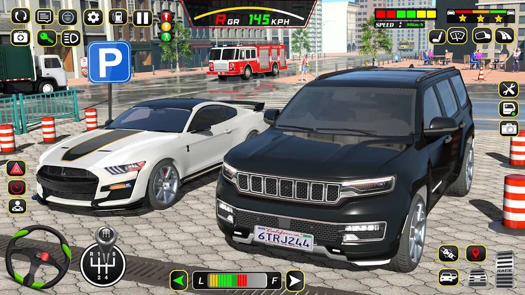 Скачать Real Car Parking 3D Car Games (Взлом на монеты) версия 2.8.5 apk на Андроид
