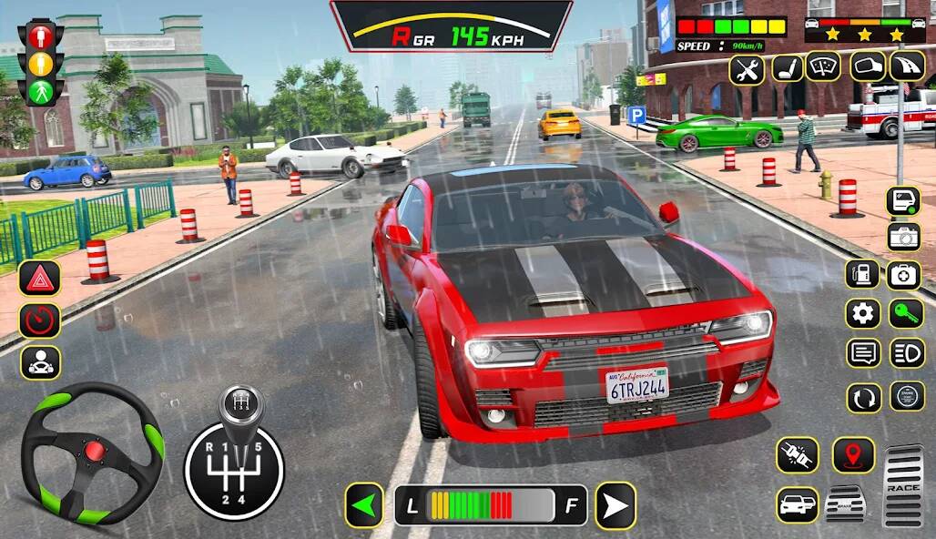 Скачать Real Car Parking 3D Car Games (Взлом на монеты) версия 2.8.5 apk на Андроид