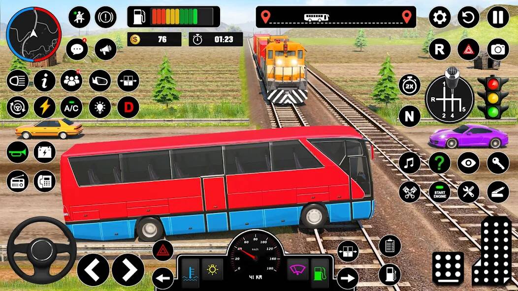 Скачать Offroad Bus Simulator Game (Взлом открыто все) версия 0.9.3 apk на Андроид