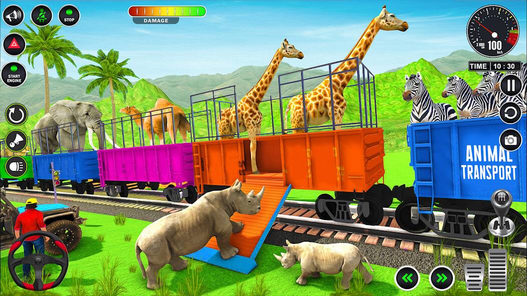 Скачать Animals Transport Truck Game (Взлом на деньги) версия 0.9.2 apk на Андроид