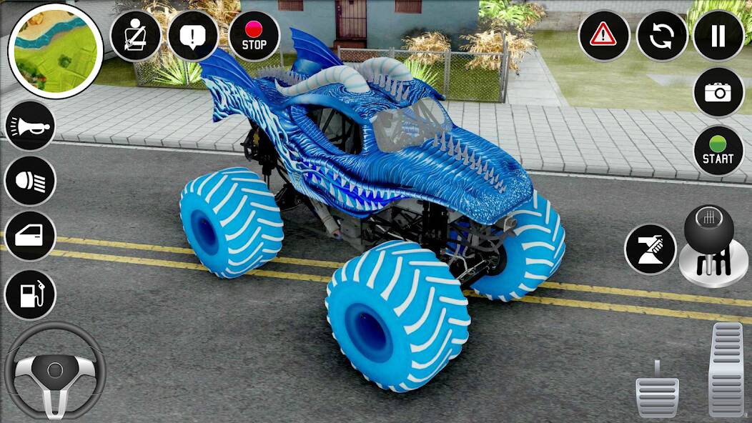 Скачать 4x4 Monster Truck Stunt Games (Взлом открыто все) версия 0.2.2 apk на Андроид