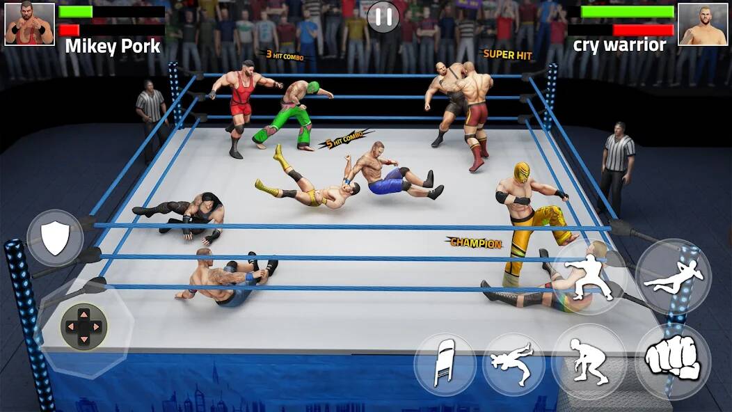 Скачать Tag Team Wrestling Game (Взлом открыто все) версия 0.9.7 apk на Андроид