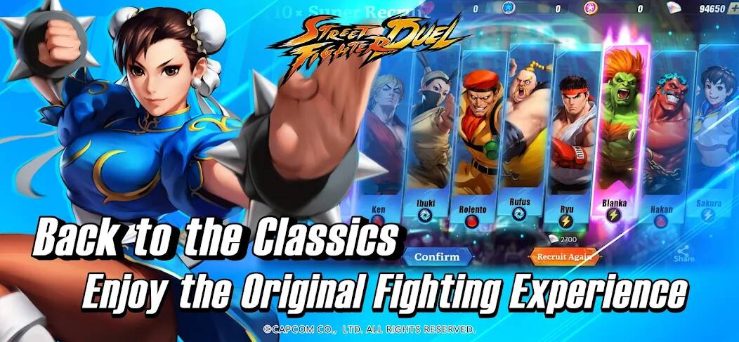 Скачать Street Fighter: Duel (Взлом на деньги) версия 0.1.5 apk на Андроид