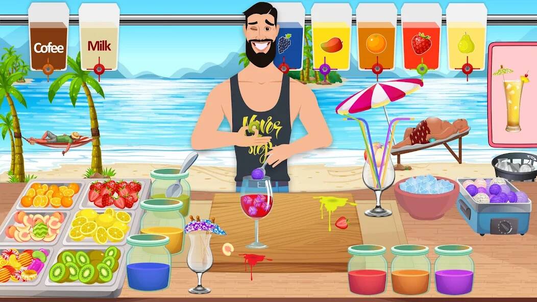 Скачать коктейль боба: игры рецептами (Взлом на монеты) версия 0.3.9 apk на Андроид