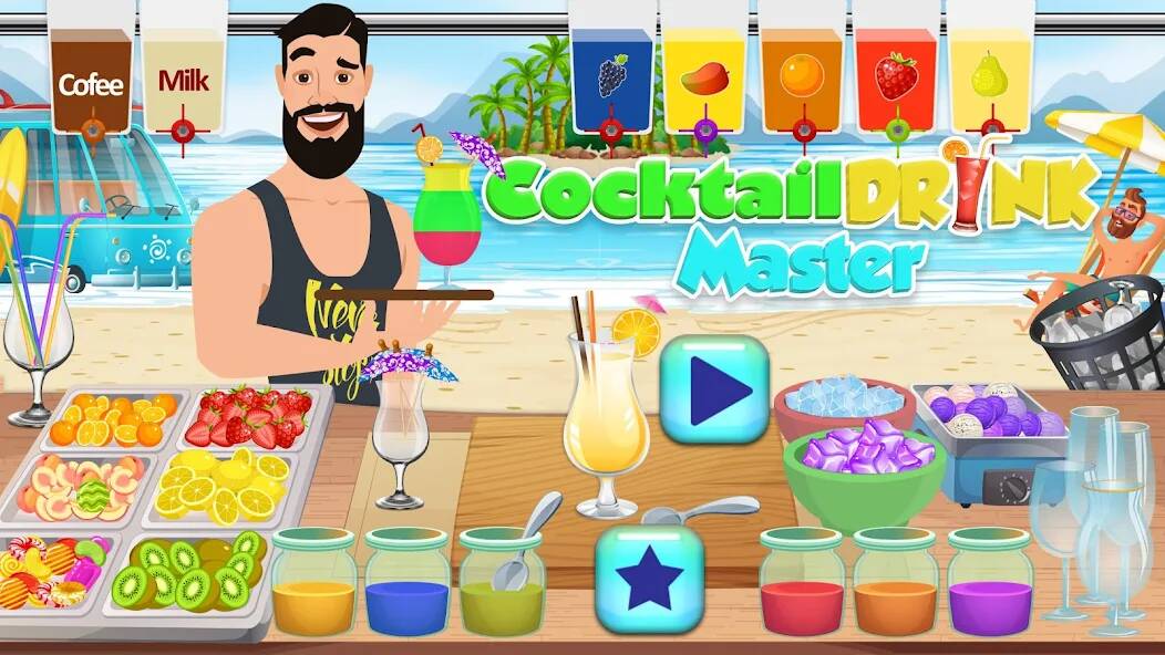Скачать коктейль боба: игры рецептами (Взлом на монеты) версия 0.3.9 apk на Андроид