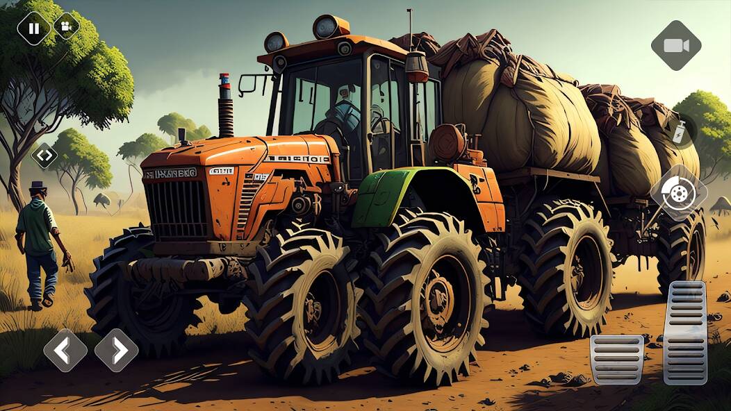 Скачать Игры про вождение трактора (Взлом на монеты) версия 2.4.5 apk на Андроид