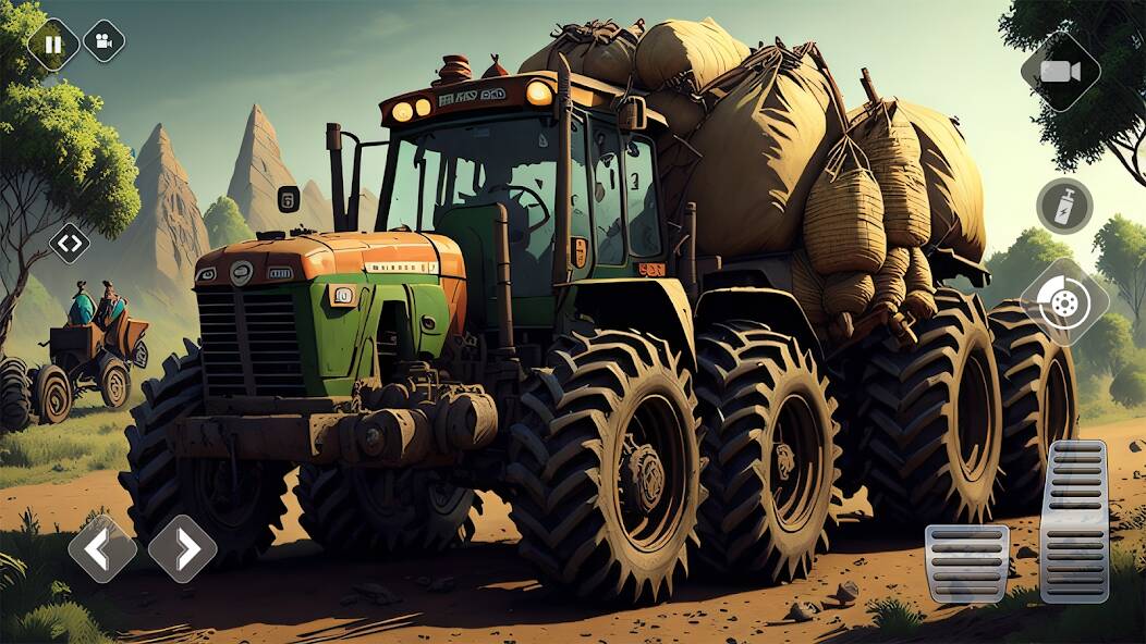 Скачать Игры про вождение трактора (Взлом на монеты) версия 2.4.5 apk на Андроид