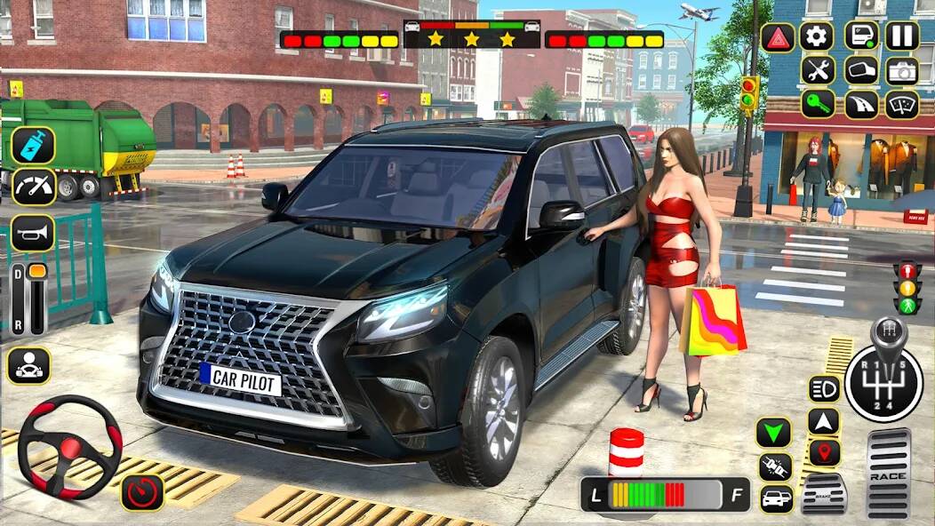 Скачать Driving School City Car Games (Взлом на деньги) версия 2.6.4 apk на Андроид