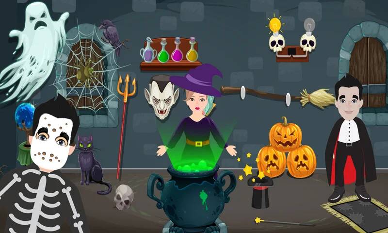 Скачать Pretend Play Halloween Party (Взлом открыто все) версия 2.8.7 apk на Андроид