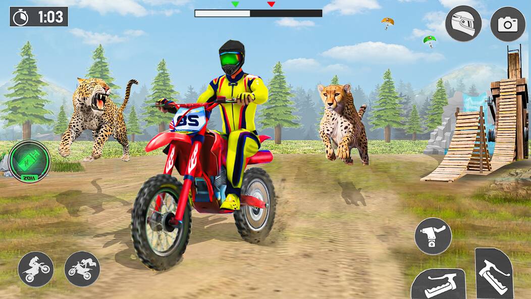 Скачать Dirt Bike Racing 3D:Bike Games (Взлом открыто все) версия 2.3.8 apk на Андроид